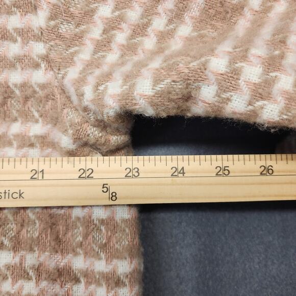 Jade Ivory 26 International Shacket Shirt Jacket Women Large Neutral Houndstooth - Picture 4 of 13